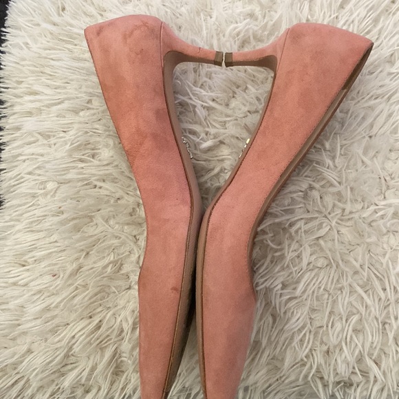 Prada Light Pink Ponty-toe kitten heels pumps - Picture 4 of 16